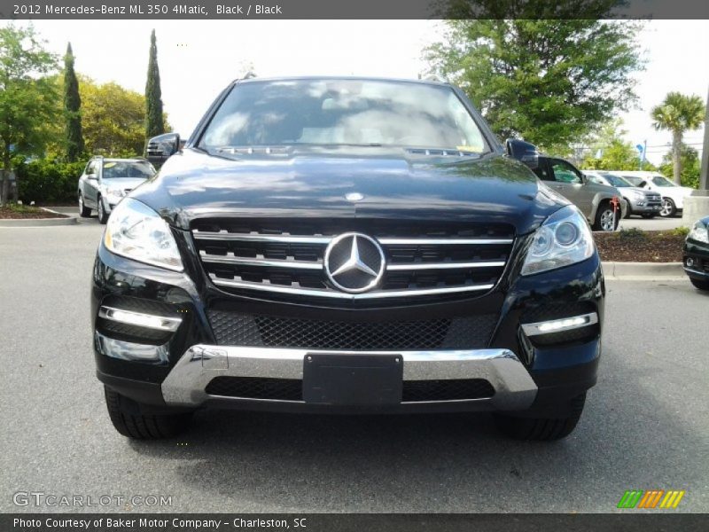 Black / Black 2012 Mercedes-Benz ML 350 4Matic