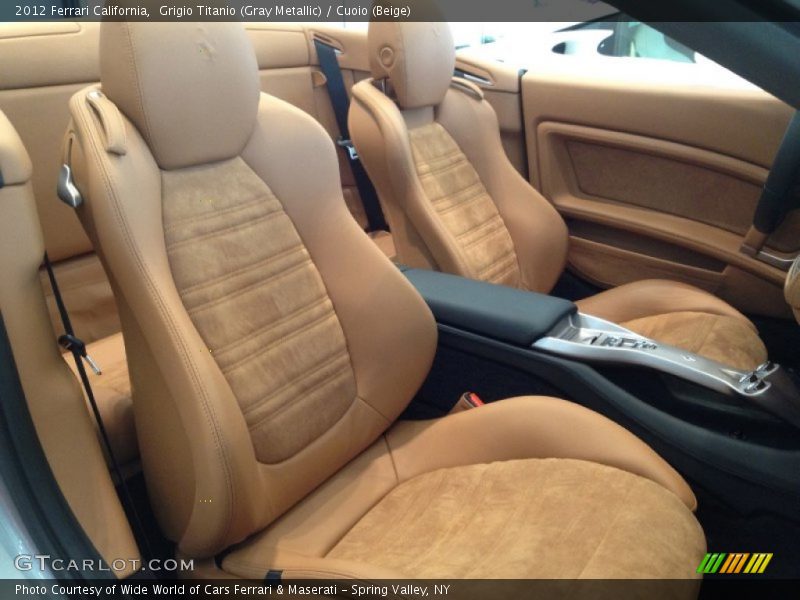 Front Seat of 2012 California 
