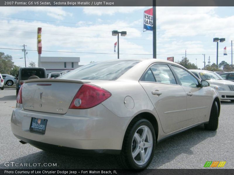 Sedona Beige Metallic / Light Taupe 2007 Pontiac G6 V6 Sedan
