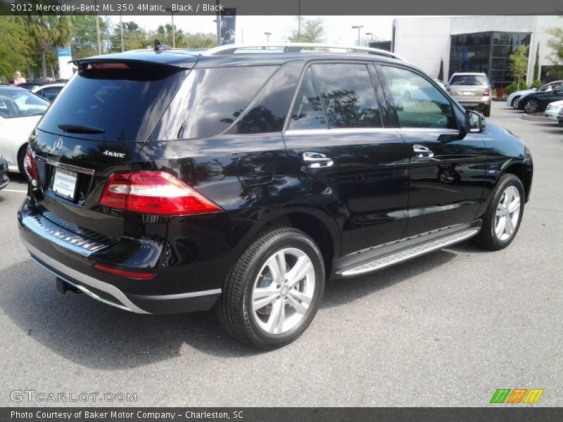 Black / Black 2012 Mercedes-Benz ML 350 4Matic