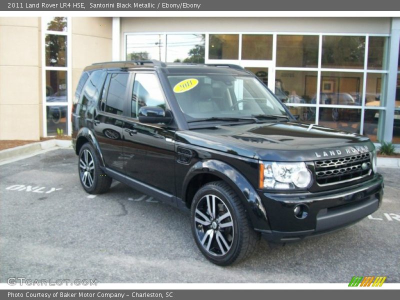 Santorini Black Metallic / Ebony/Ebony 2011 Land Rover LR4 HSE