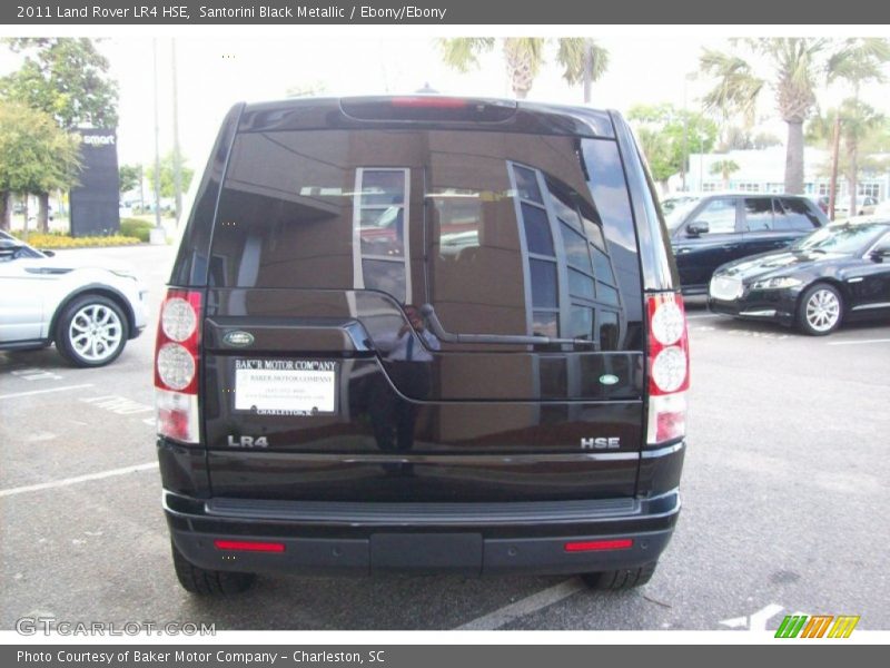 Santorini Black Metallic / Ebony/Ebony 2011 Land Rover LR4 HSE