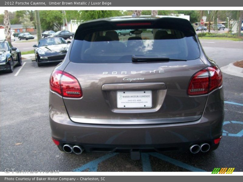 Umber Brown Metallic / Luxor Beige 2012 Porsche Cayenne