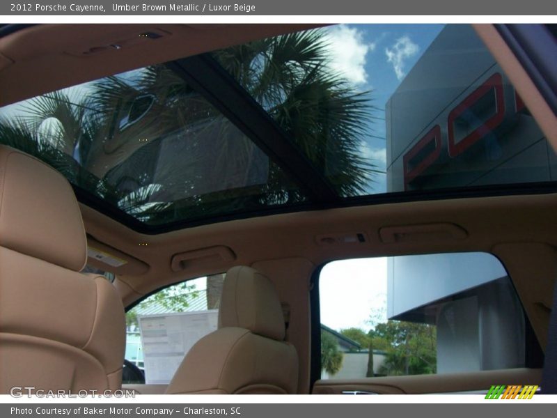 Sunroof of 2012 Cayenne 