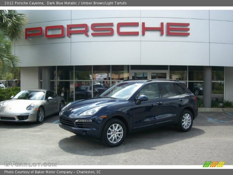 Dark Blue Metallic / Umber Brown/Light Tartufo 2012 Porsche Cayenne