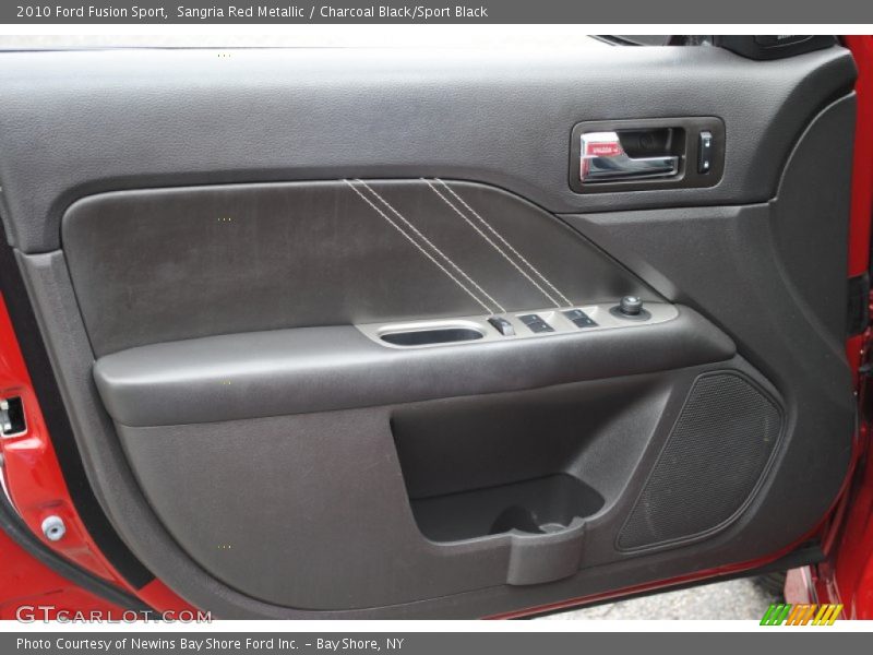 Sangria Red Metallic / Charcoal Black/Sport Black 2010 Ford Fusion Sport