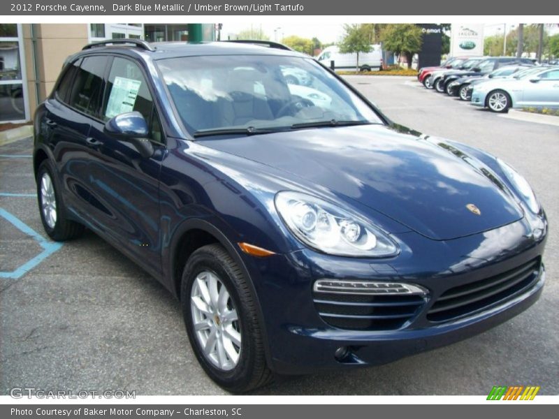 Dark Blue Metallic / Umber Brown/Light Tartufo 2012 Porsche Cayenne
