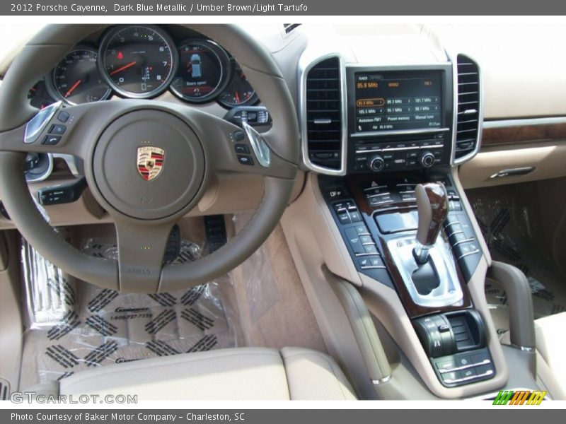 Dark Blue Metallic / Umber Brown/Light Tartufo 2012 Porsche Cayenne