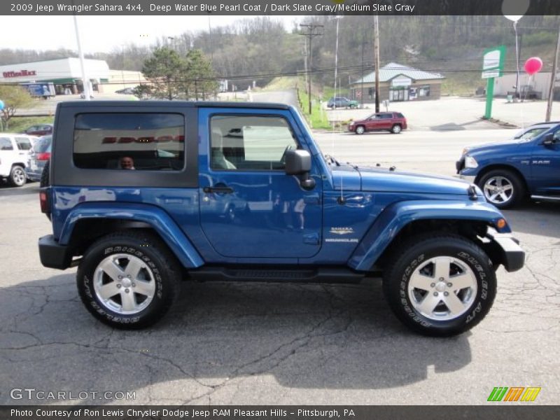 Deep Water Blue Pearl Coat / Dark Slate Gray/Medium Slate Gray 2009 Jeep Wrangler Sahara 4x4