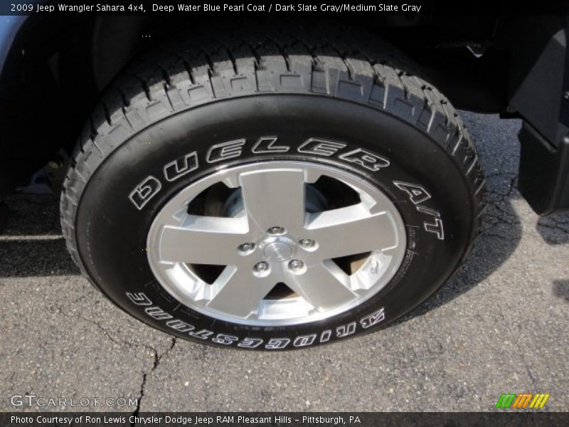 Deep Water Blue Pearl Coat / Dark Slate Gray/Medium Slate Gray 2009 Jeep Wrangler Sahara 4x4