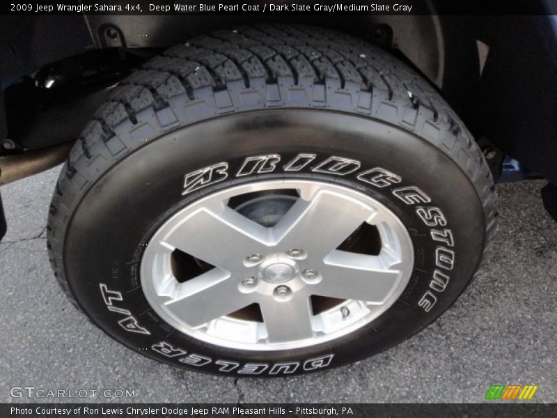 Deep Water Blue Pearl Coat / Dark Slate Gray/Medium Slate Gray 2009 Jeep Wrangler Sahara 4x4