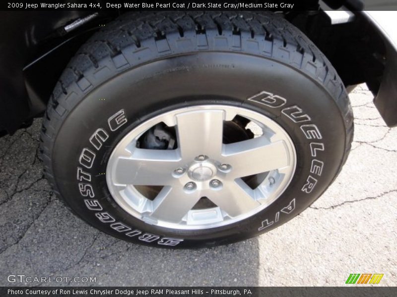 Deep Water Blue Pearl Coat / Dark Slate Gray/Medium Slate Gray 2009 Jeep Wrangler Sahara 4x4