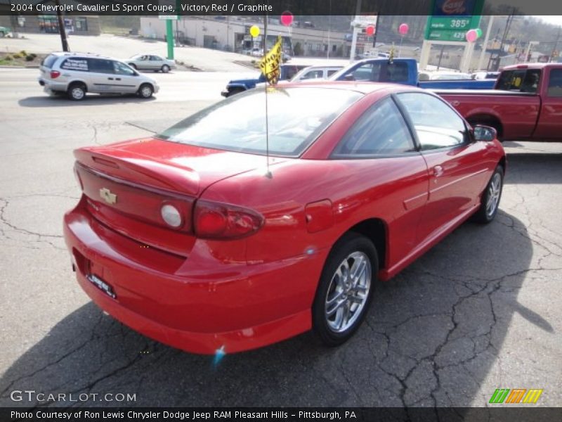 Victory Red / Graphite 2004 Chevrolet Cavalier LS Sport Coupe