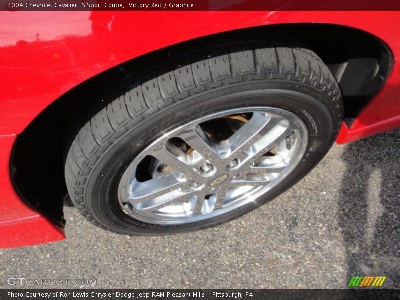 Victory Red / Graphite 2004 Chevrolet Cavalier LS Sport Coupe
