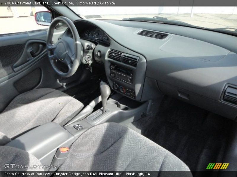 Victory Red / Graphite 2004 Chevrolet Cavalier LS Sport Coupe