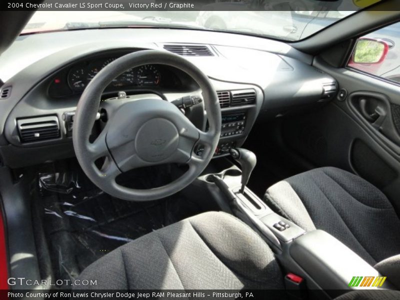 Victory Red / Graphite 2004 Chevrolet Cavalier LS Sport Coupe