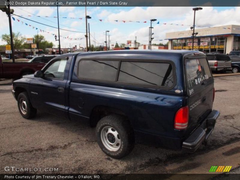 Patriot Blue Pearl / Dark Slate Gray 2002 Dodge Dakota Regular Cab