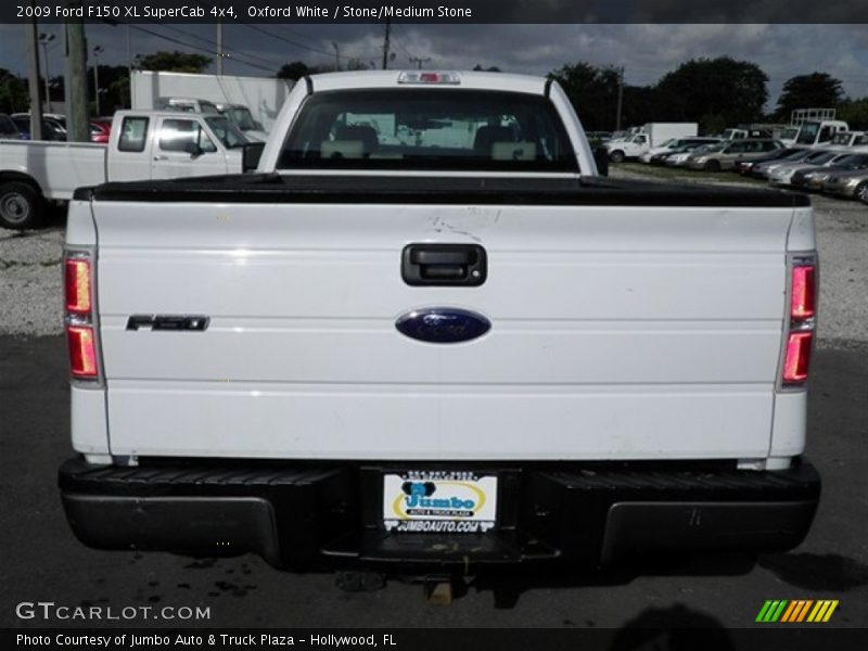 Oxford White / Stone/Medium Stone 2009 Ford F150 XL SuperCab 4x4