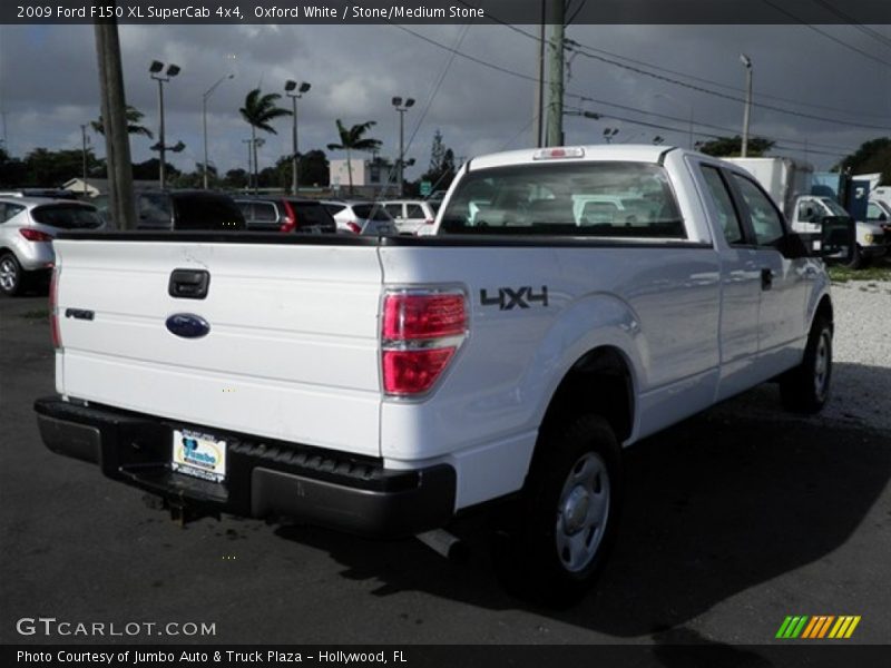 Oxford White / Stone/Medium Stone 2009 Ford F150 XL SuperCab 4x4