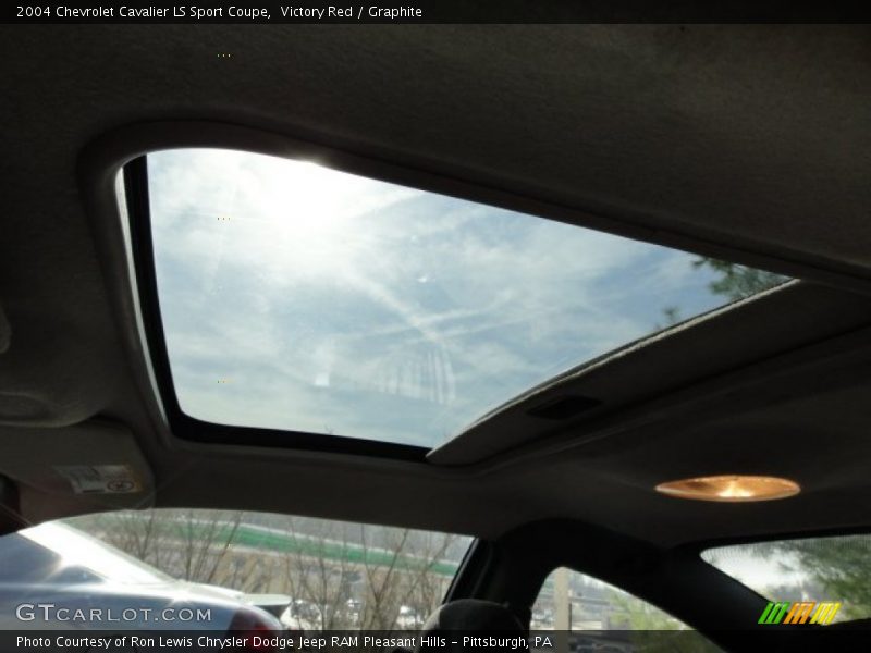 Victory Red / Graphite 2004 Chevrolet Cavalier LS Sport Coupe