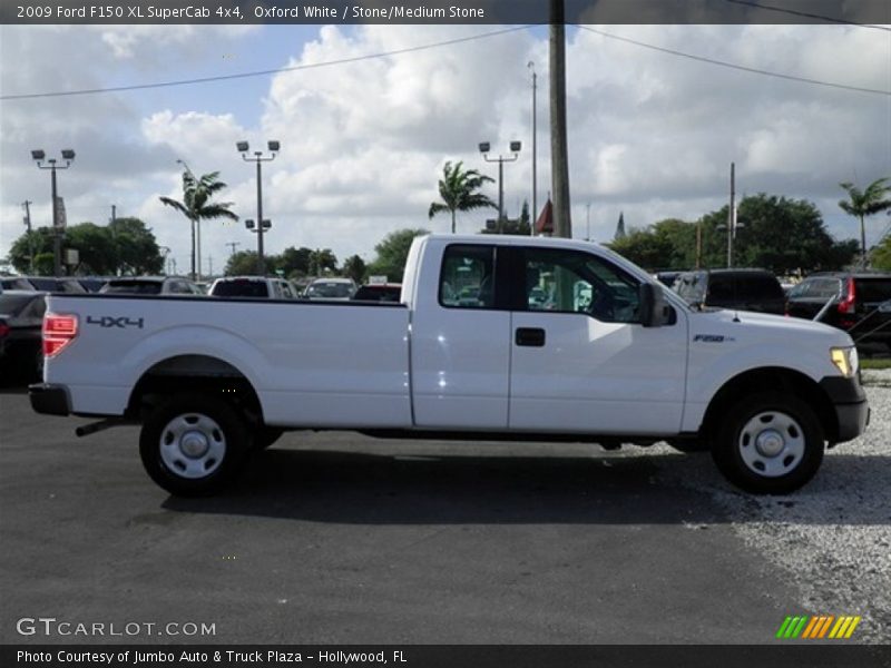 Oxford White / Stone/Medium Stone 2009 Ford F150 XL SuperCab 4x4
