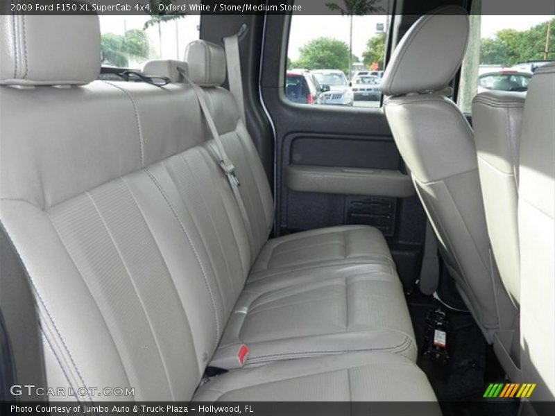 Oxford White / Stone/Medium Stone 2009 Ford F150 XL SuperCab 4x4
