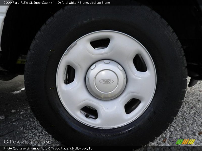 Oxford White / Stone/Medium Stone 2009 Ford F150 XL SuperCab 4x4