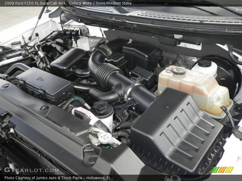Oxford White / Stone/Medium Stone 2009 Ford F150 XL SuperCab 4x4