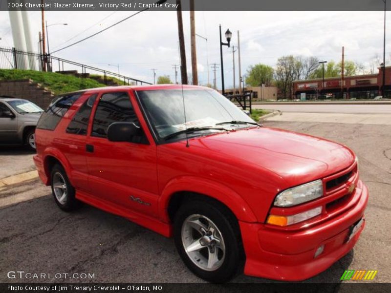 Victory Red / Graphite Gray 2004 Chevrolet Blazer Xtreme