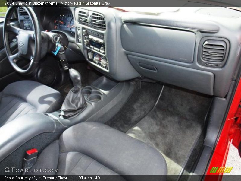 Dashboard of 2004 Blazer Xtreme