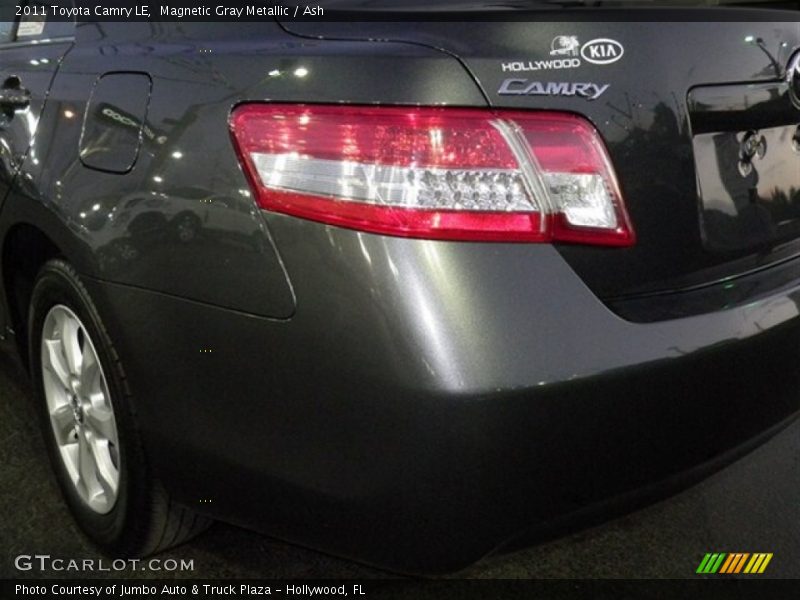 Magnetic Gray Metallic / Ash 2011 Toyota Camry LE