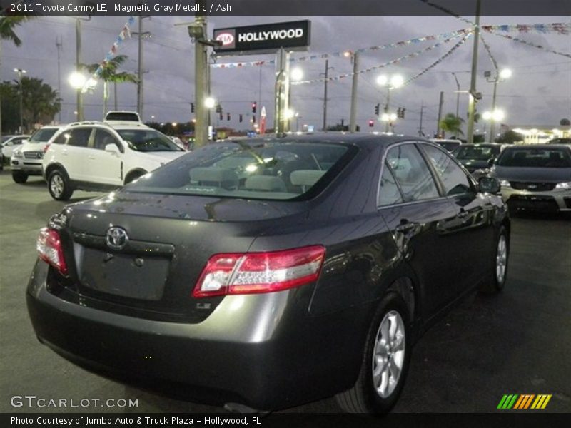 Magnetic Gray Metallic / Ash 2011 Toyota Camry LE