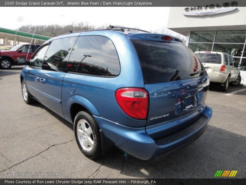 Atlantic Blue Pearl / Dark Khaki/Light Graystone 2005 Dodge Grand Caravan SXT