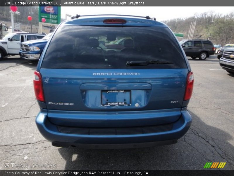 Atlantic Blue Pearl / Dark Khaki/Light Graystone 2005 Dodge Grand Caravan SXT