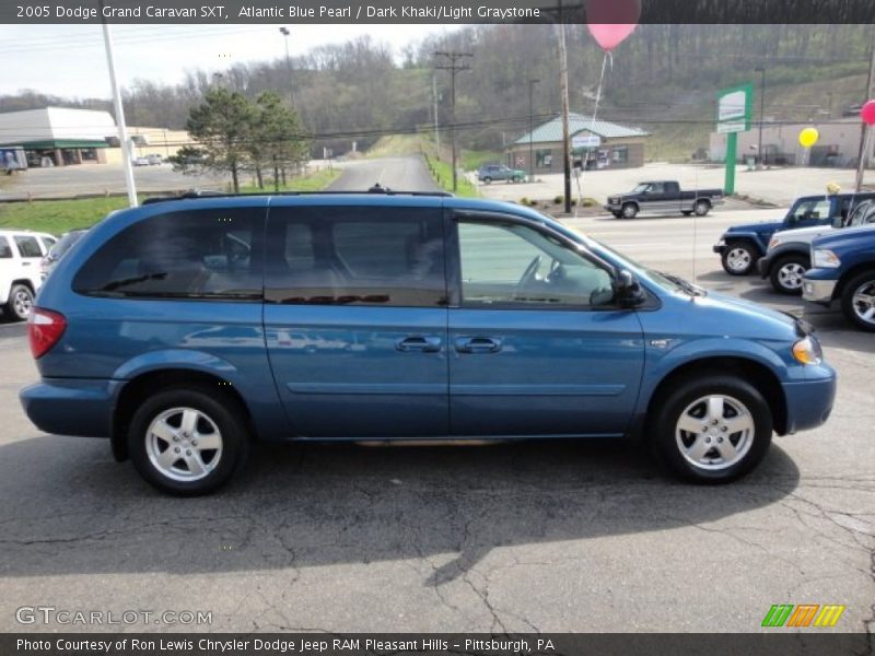 Atlantic Blue Pearl / Dark Khaki/Light Graystone 2005 Dodge Grand Caravan SXT