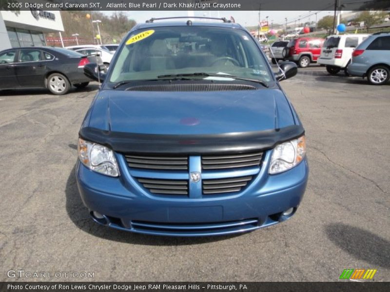 Atlantic Blue Pearl / Dark Khaki/Light Graystone 2005 Dodge Grand Caravan SXT