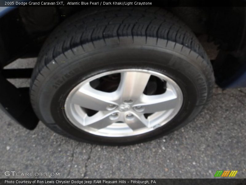 Atlantic Blue Pearl / Dark Khaki/Light Graystone 2005 Dodge Grand Caravan SXT