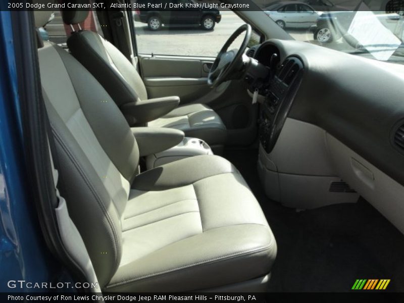Atlantic Blue Pearl / Dark Khaki/Light Graystone 2005 Dodge Grand Caravan SXT