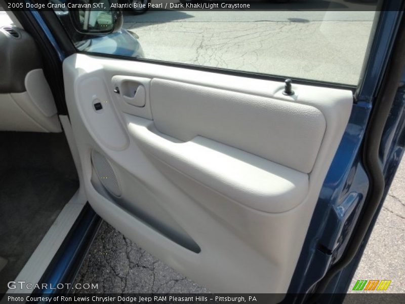Atlantic Blue Pearl / Dark Khaki/Light Graystone 2005 Dodge Grand Caravan SXT