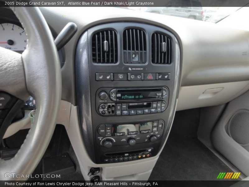 Atlantic Blue Pearl / Dark Khaki/Light Graystone 2005 Dodge Grand Caravan SXT