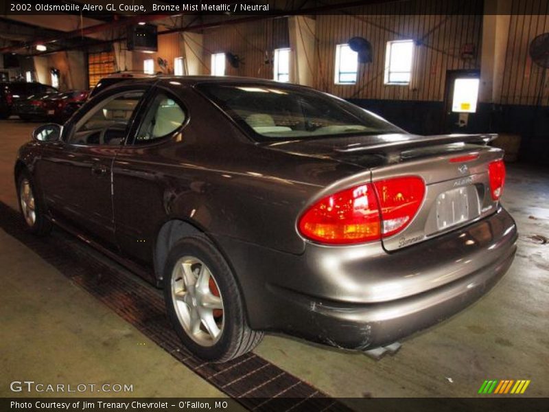 Bronze Mist Metallic / Neutral 2002 Oldsmobile Alero GL Coupe