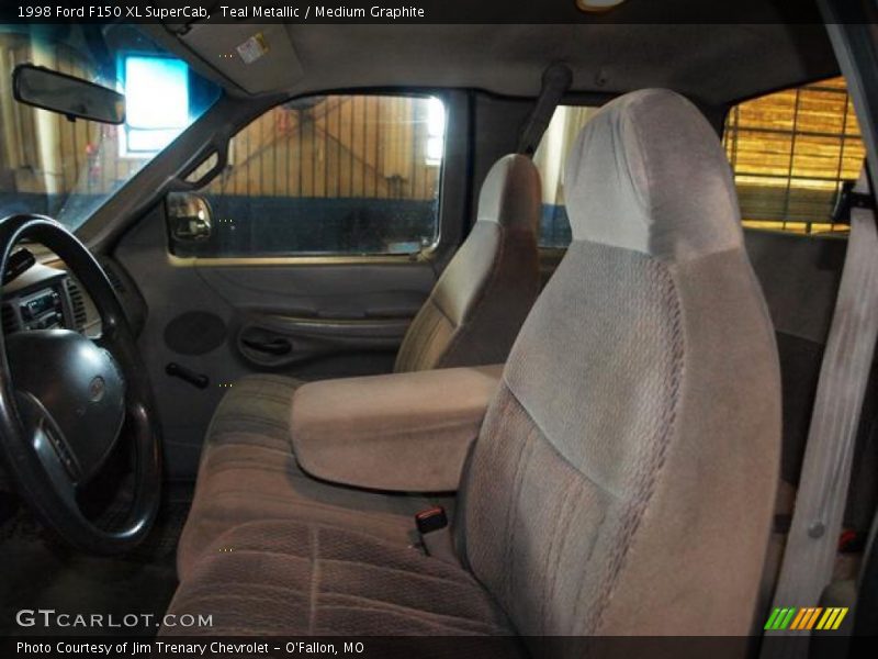 Teal Metallic / Medium Graphite 1998 Ford F150 XL SuperCab