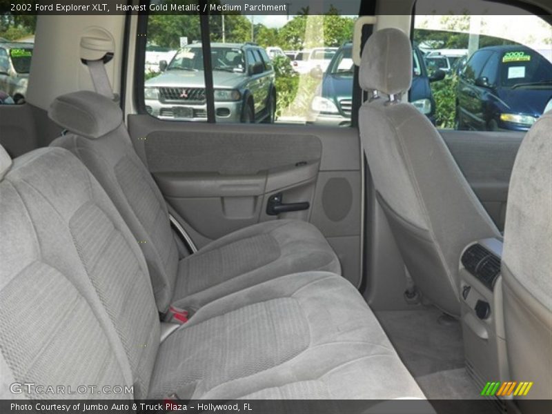Harvest Gold Metallic / Medium Parchment 2002 Ford Explorer XLT