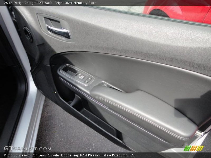 Bright Silver Metallic / Black 2012 Dodge Charger SXT AWD