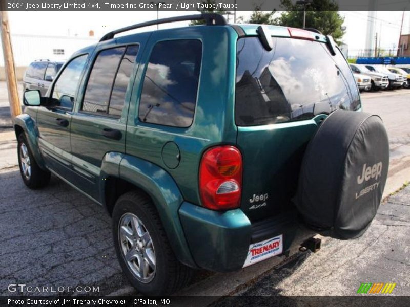 Timberline Green Pearl / Light Taupe/Taupe 2004 Jeep Liberty Limited 4x4