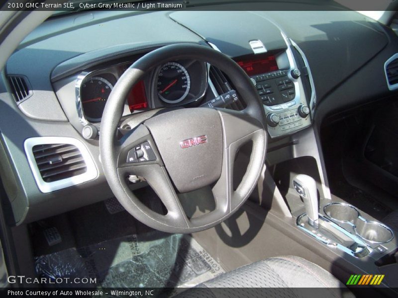 Cyber Gray Metallic / Light Titanium 2010 GMC Terrain SLE