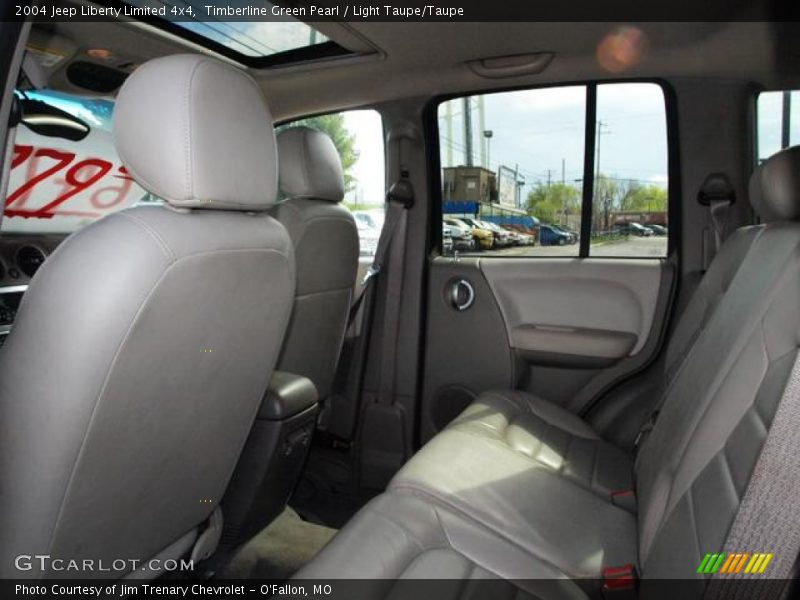 Timberline Green Pearl / Light Taupe/Taupe 2004 Jeep Liberty Limited 4x4