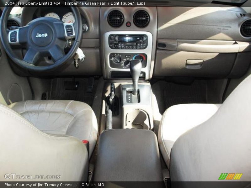 Timberline Green Pearl / Light Taupe/Taupe 2004 Jeep Liberty Limited 4x4