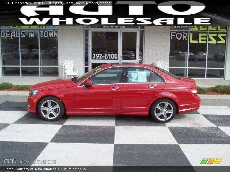 Mars Red / Almond/Mocha 2011 Mercedes-Benz C 300 Sport