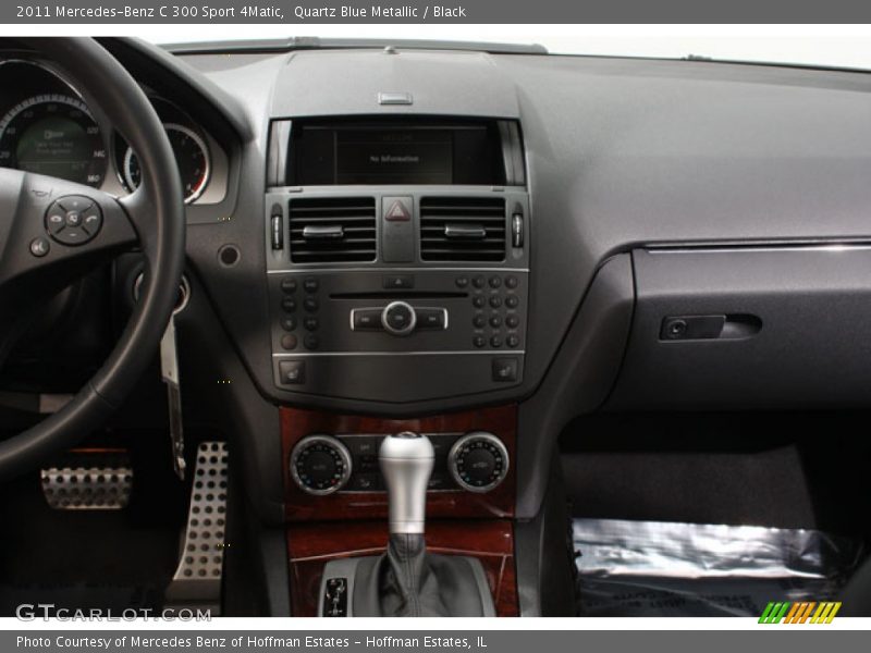 Quartz Blue Metallic / Black 2011 Mercedes-Benz C 300 Sport 4Matic